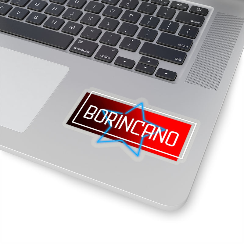 Borincano - Stickers (Rojo)