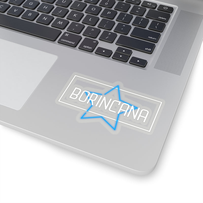 Borincana - Stickers (Blanco)