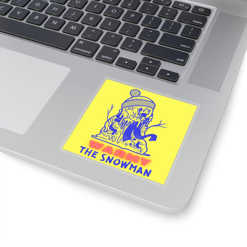 Warmy The Snowman - Sticker (Yellow)