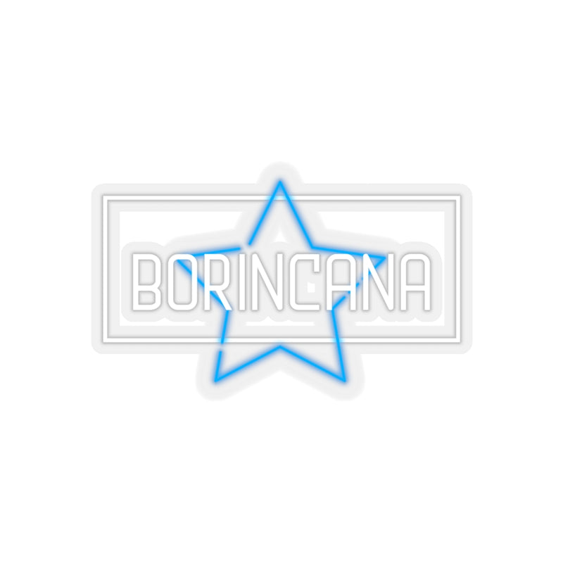 Borincana - Stickers (Blanco)