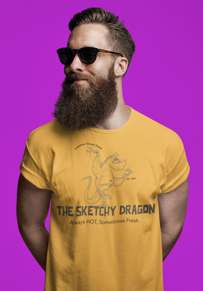 The Sketchy Dragon  Tshirt (Men)