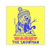 Warmy The Snowman - Sticker (Yellow)