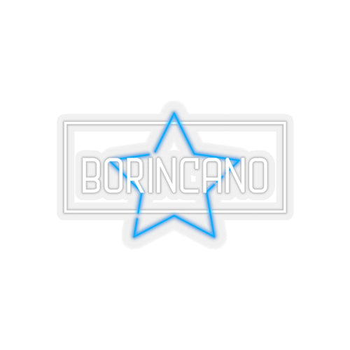 Borincano - Stickers (Blanco)