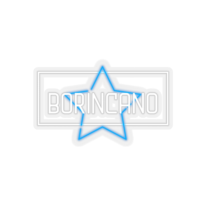 Borincano - Stickers (Blanco)