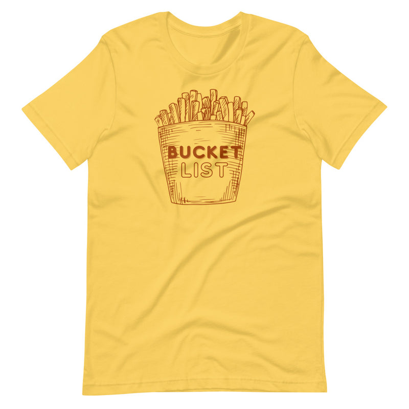 Bucket List Fries - Tshirt (Men)