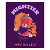 Mightier Than Bullets Sticker